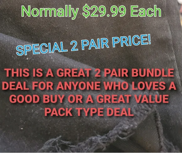 Universal Thread 2 Pair Ladies Mid Rise Skinny Jeans Bundle Distressed Size 2/26 - Picture 16 of 16